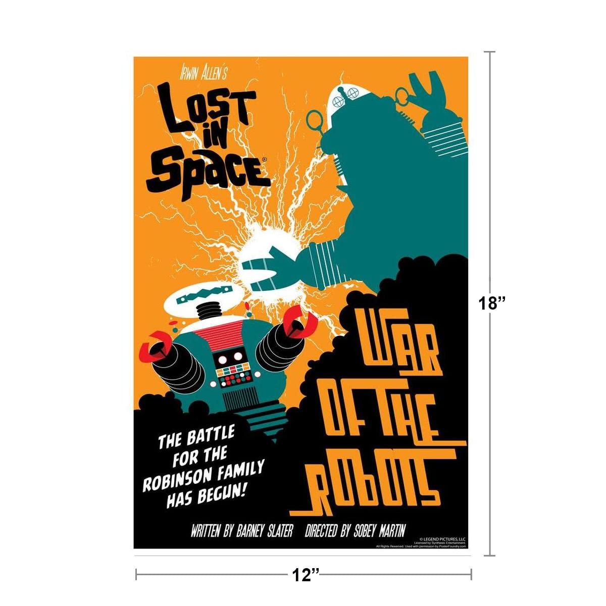 Lost In Space War Of The Robots by Juan Ortiz Episode 20 of 83 Cool Wall Decor Art Print Poster 12x18