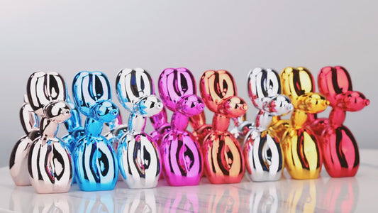 Balloon Dog Electroplated Sculpture Home Deco Statue