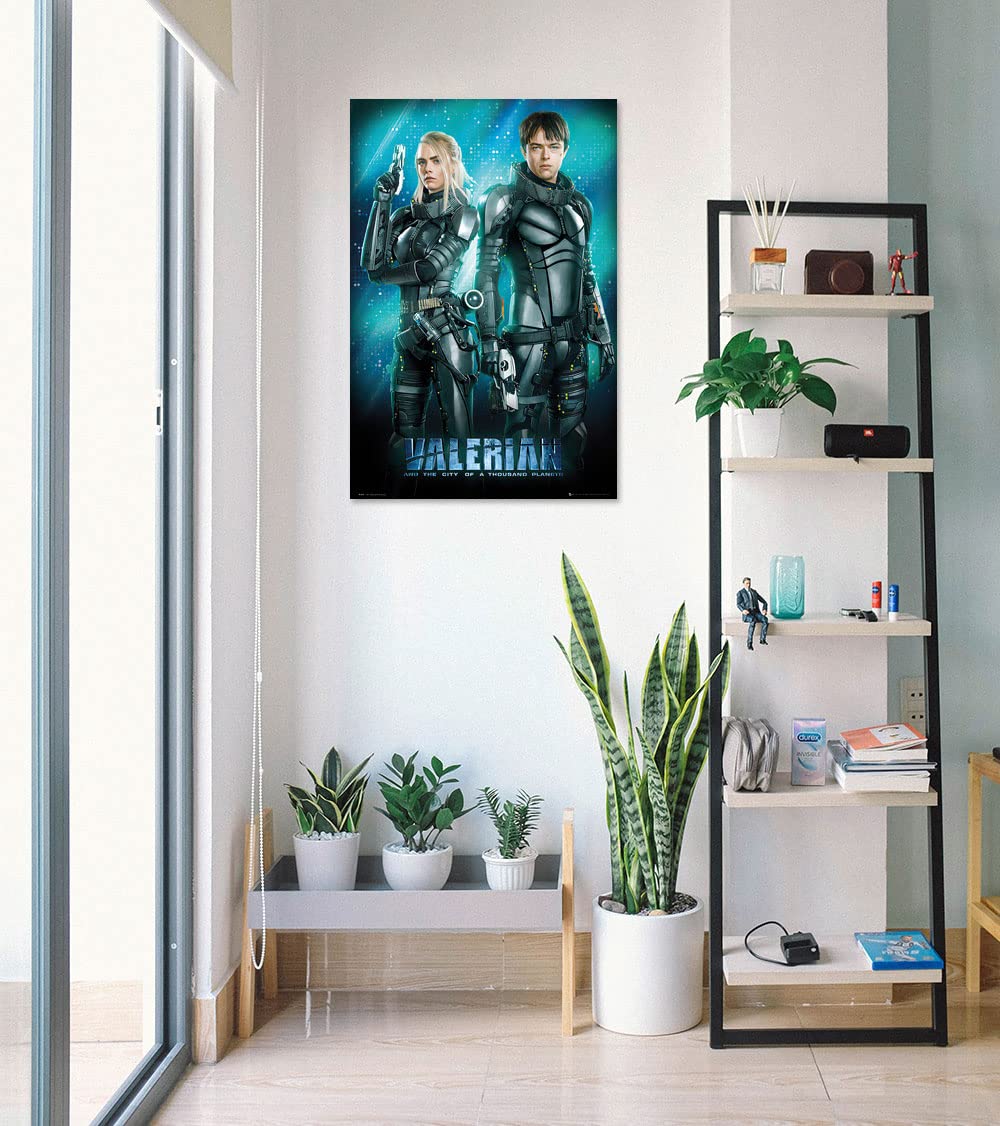 POSTER STOP ONLINE Valerian and The City of a Thousand Planets - Movie Poster/Print (Valerian & Laureline) (Size 24" x 36")