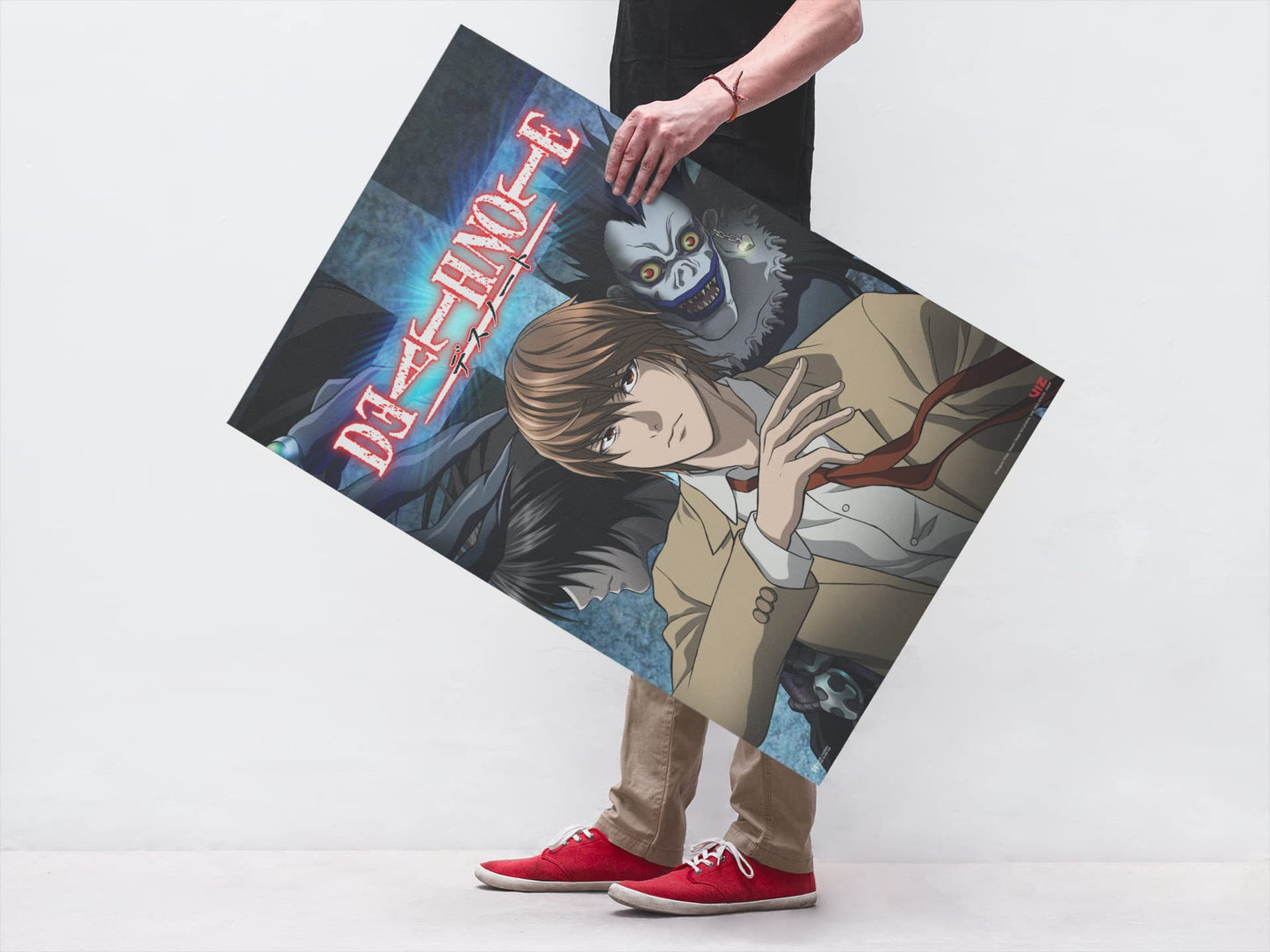 Death Note Anime Merch Wall Decor Movie Posters Anime Stuff Teen Boy Dorm Room Bedroom Decor Aesthetic Manga Series Wall Poster Modern Anime Birthday Cool Wall Decor Art Print Poster 12x18