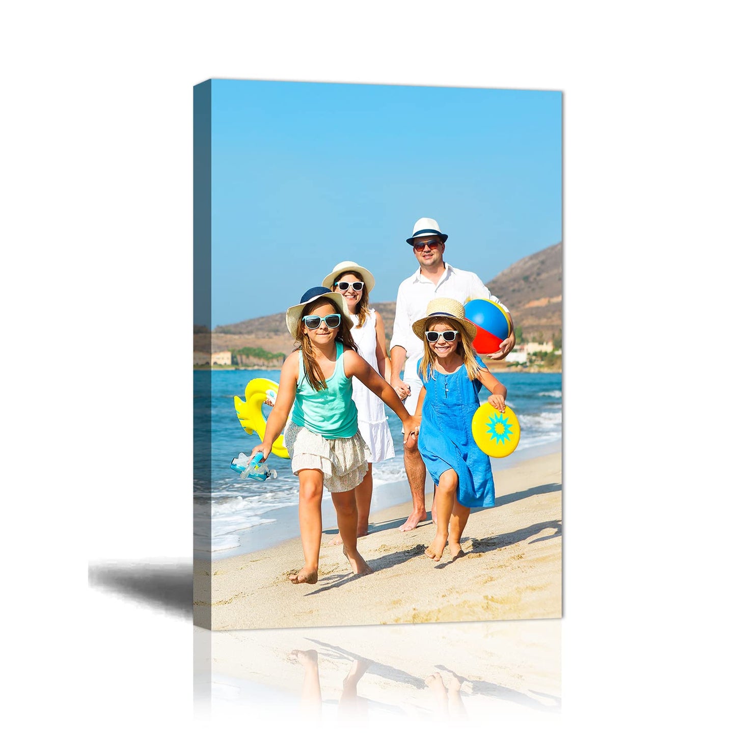 Custom Photo Poster 6"×8" Prints Personalized Picture for Wall Customized Canvas Pictures Wall Decoration Unique Memorial Gifts  (6"x8"(15x20cm) Frame)