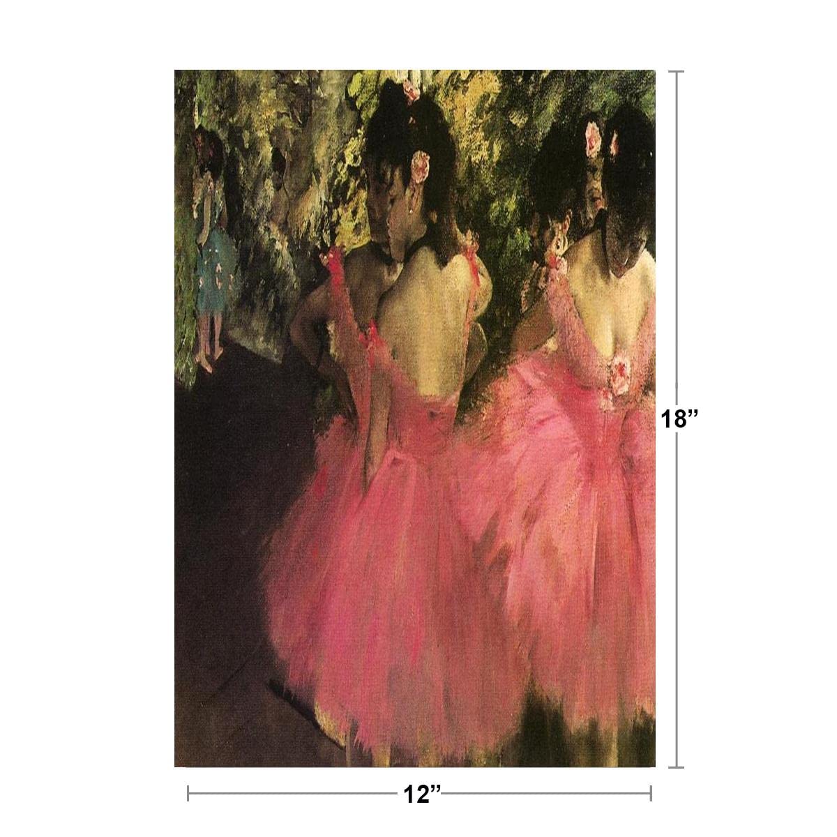Edgar Degas Dancers In Pink Impressionist Art Posters Degas Prints and Posters Ballerina Posters for Wall Painting Edgar Degas Wall Art French Cool Wall Decor Art Print Poster 12x18