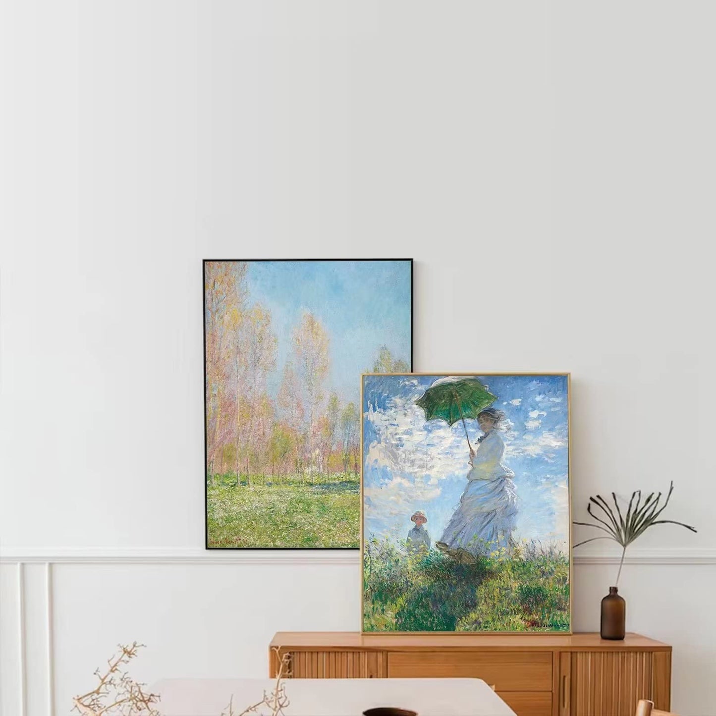 Claude Monet Wall Art Prints,6pcs Water Lilies Claude Monet Posters Fine Artwork Paintings, Vintage Famous Art Posters,Aesthetic Posters for Room Decor,Retro Canvas Claude Monet Prints Pictures for