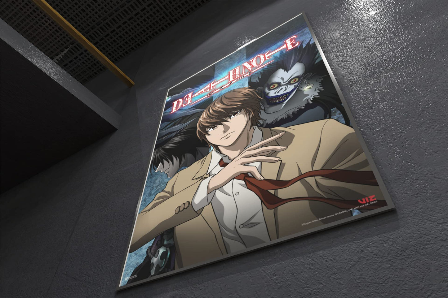 Death Note Anime Merch Wall Decor Movie Posters Anime Stuff Teen Boy Dorm Room Bedroom Decor Aesthetic Manga Series Wall Poster Modern Anime Birthday Cool Wall Decor Art Print Poster 12x18