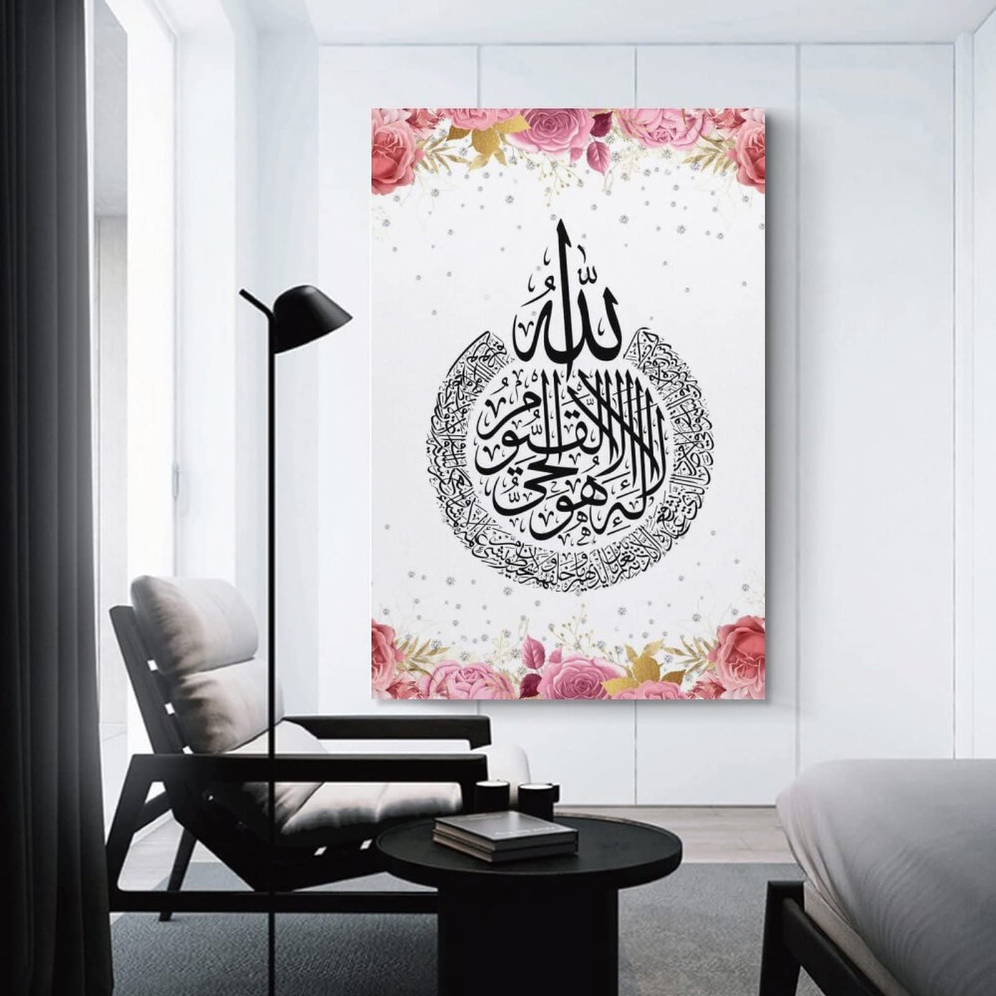 Islamic Arabic Calligraphy Canvas Art Poster And Wall Art Picture Print Modern Family Bedroom Decor Posters Unframe-style12x16inch(30x40cm), 12x16inch(30x40cm)