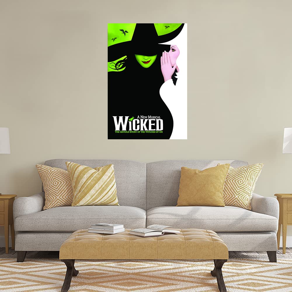 Poster Canvas Art Prints 14x20 inch for ation No Framed NEW W Wicked (Broadways)