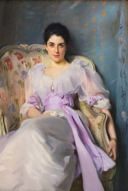 John Singer Sargent Lady Agnew of Lochnaw Realism Sargent Painting Artwork Woman Portrait Wall Decor Oil Painting French Poster Prints Fine Decorative Wall Art Cool Wall Decor Art Print Poster 12x18