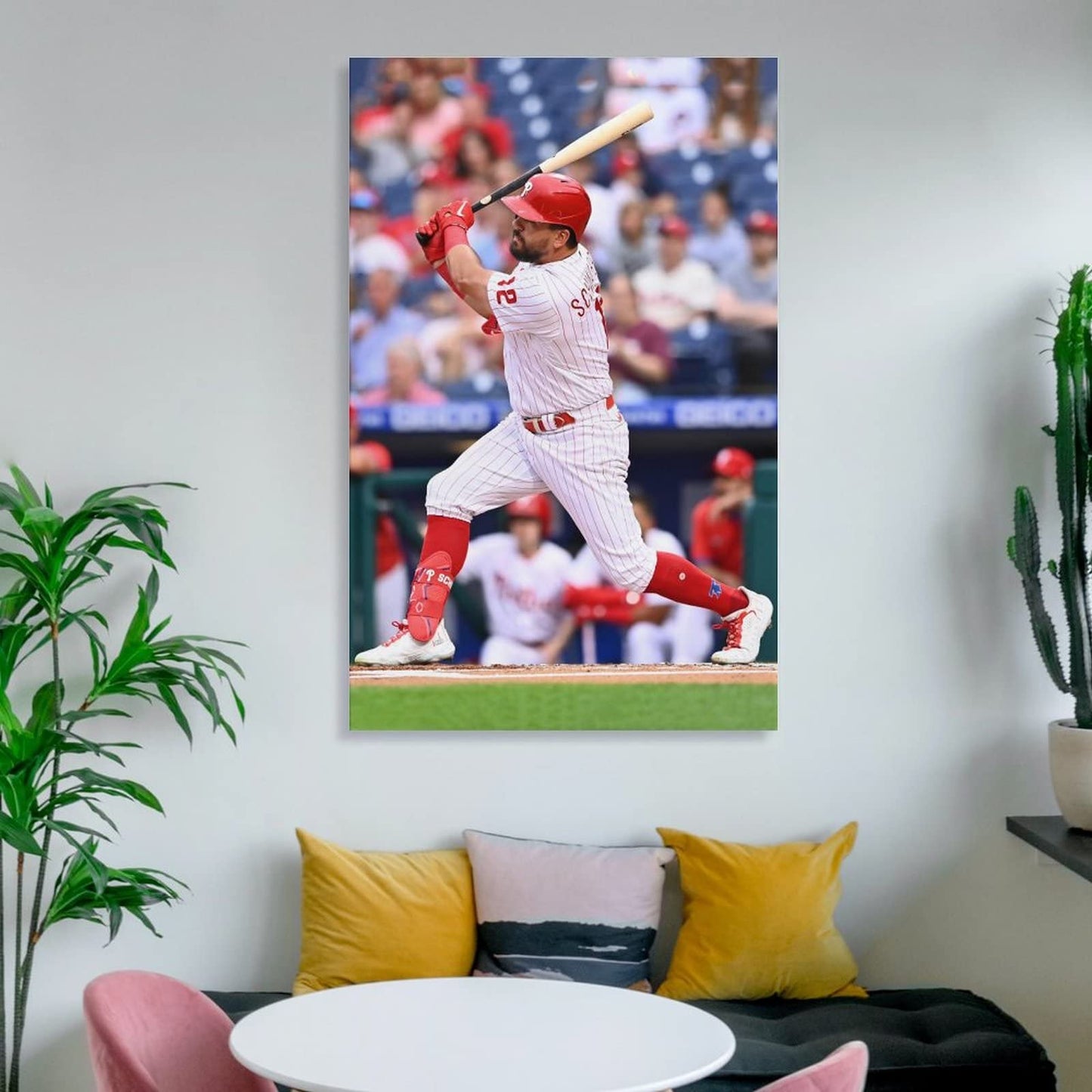 OKSEAS Kyle Schwarber Basebal Sports Star Art Poster Room Aesthetic Poster Print Art Wall Painting Canvas Posters Gifts Modern Bedroom Decor 12x18inch(30x45cm)