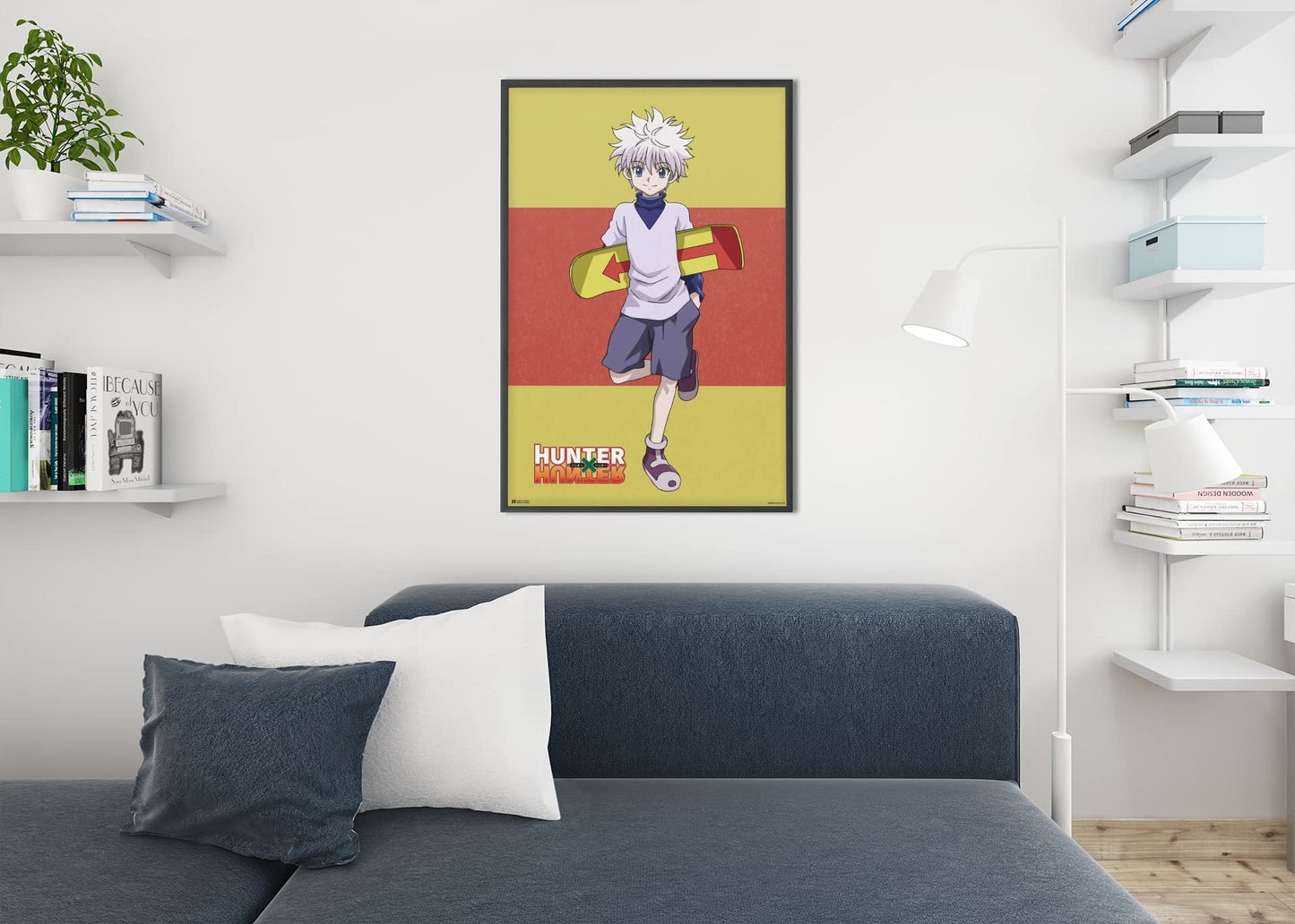 Hunter X Hunter Wall Art Anime Posters Modern Anime Merch Wall Decor Killua Manga Series Cool Home Living Room Bedroom Artwork Decorations Japanese Manga Fans Cool Wall Decor Art Print Poster 12x18