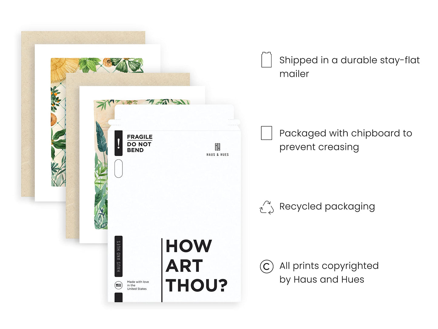 HAUS AND HUES Set of 3 Boho Art, Tropical Wall Art, Boho Paintings, Boho Chic Wall Art, Boho Pictures, Boho Prints, Wall Art Women, Boho Art Prints, Boho Wall Prints, Female Poster (UNFRAMED, 8x10)