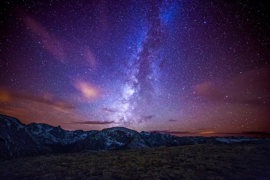 Milky Way over the Colorado Rockies Photo Photograph Cool Wall Decor Art Print Poster 18x12