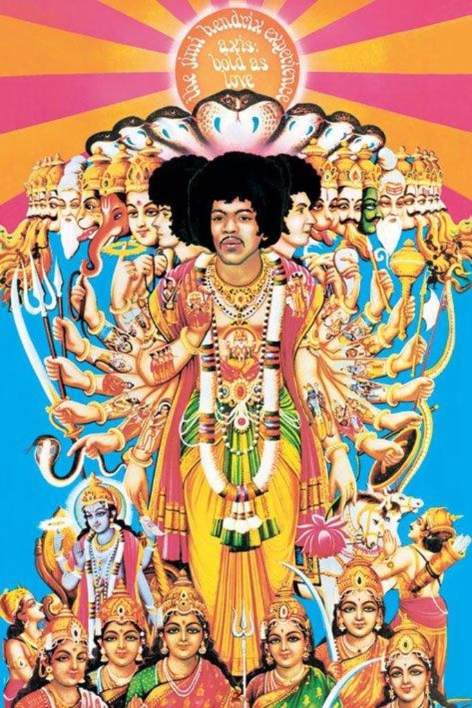 Pyramid America Jimi Hendrix Axis Bold Poster Print