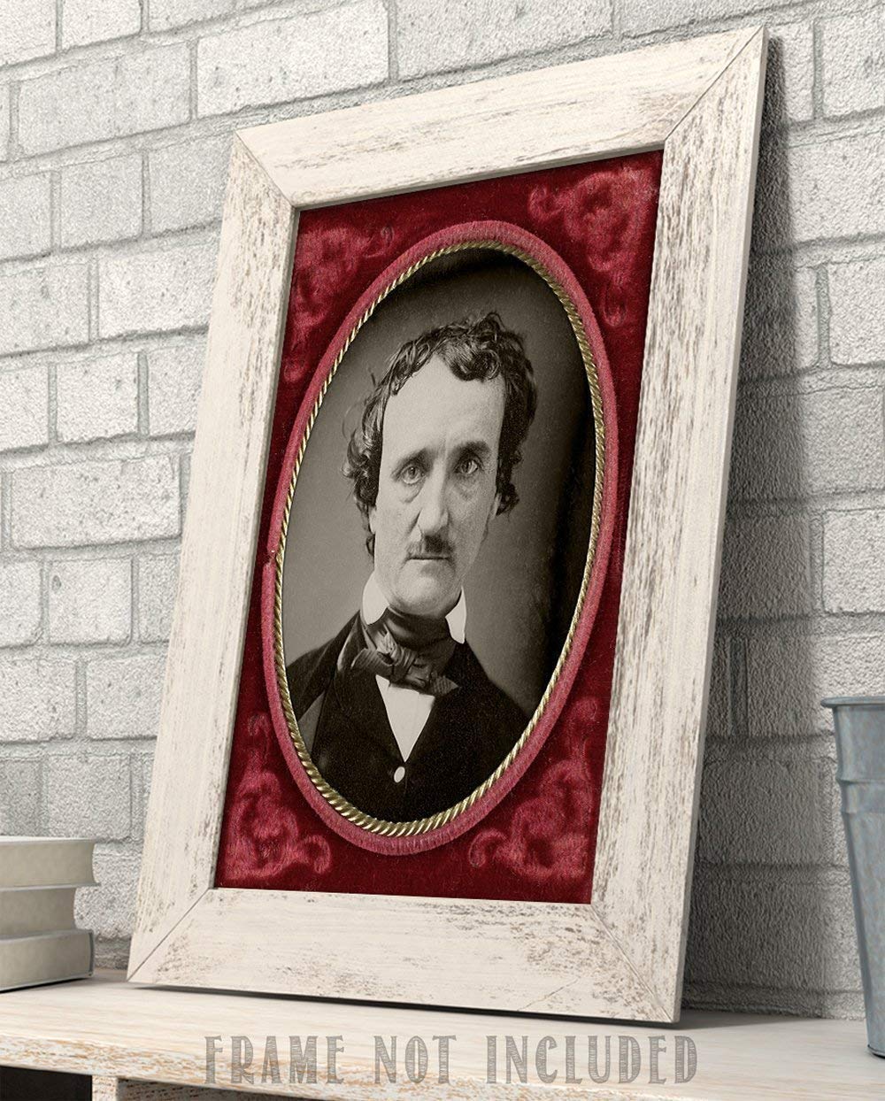 Edgar Allan Poe Portrait - 11x14 Unframed Art Print - Great Edgar Allan Poe Poster Library Decor or Gift Under $15 - Edgar Allen Poe Decor for Horror Fans