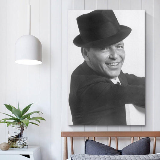 Frank Sinatra Posters Photography Pictures Vintage Prints Celebrity Culture Artwork Picture Walls For Room Living Room Porch Decoration16x24inch(40x60cm) Unframe-style