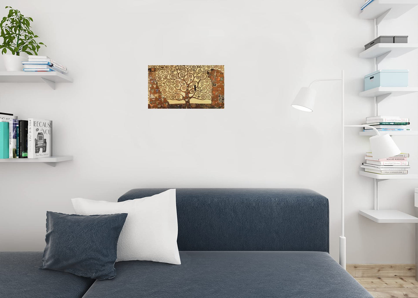 Gustav Klimt Tree of Life Stoclet Frieze Painting Poster 1909 Austrian Art Nouveau Symbolist Painter Nature Cool Wall Decor Art Print Poster 18x12