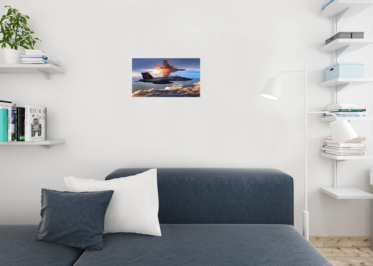 FA 18E Super Hornet Photo Photograph Airplane Aircraft Fighter Jet Plane Cool Wall Decor Art Print Poster 18x12