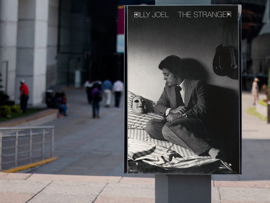 Billy Joel The Stranger Wall Art Poster Vintage Album Cover Posters Retro Decor Classic Rock Music 70s 80s Home Living Room Decoration Greatest Hits Merchandise Cool Wall Decor Art Print Poster 12x18