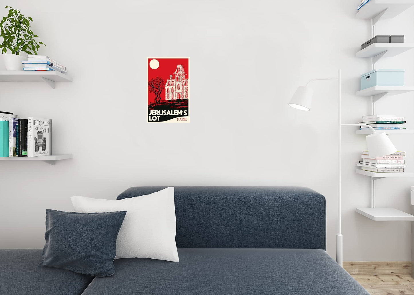 Visit Jerusalems Lot Maine Fantasy Travel Classic Horror Spooky Scary Halloween Decorations Cool Wall Decor Art Print Poster 12x18