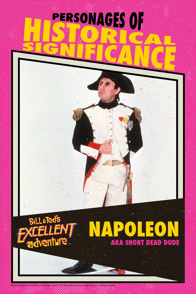 Bill and Teds Excellent Adventure Napoleon Personages of Historical Significance Retro Vintage Style Classic 80s Movie Cool Wall Decor Art Print Poster 12x18