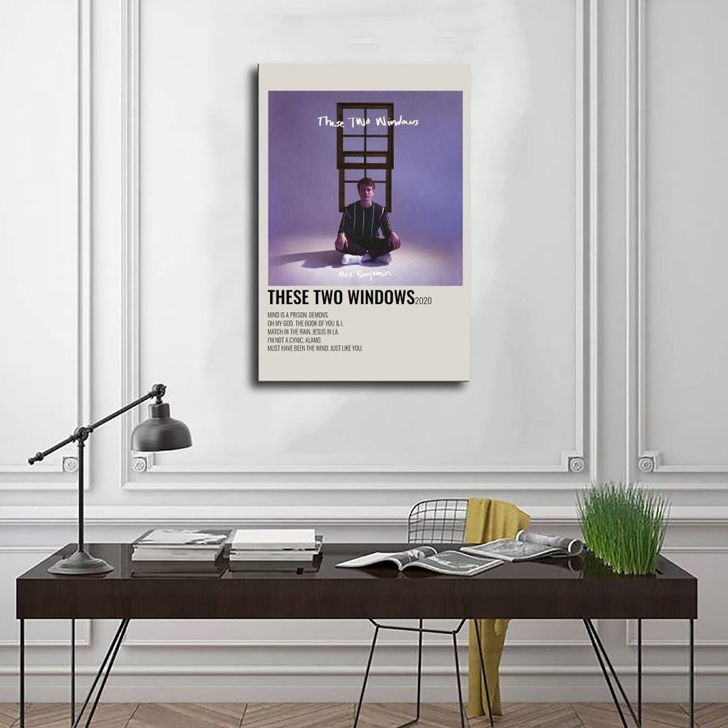 This Two Windows Poster Alec Music Album Benjamin Poster Wall Art Decor Print Canvas Poster for Living Room Bedroom Unframe-style 12x18inch(30x45cm)