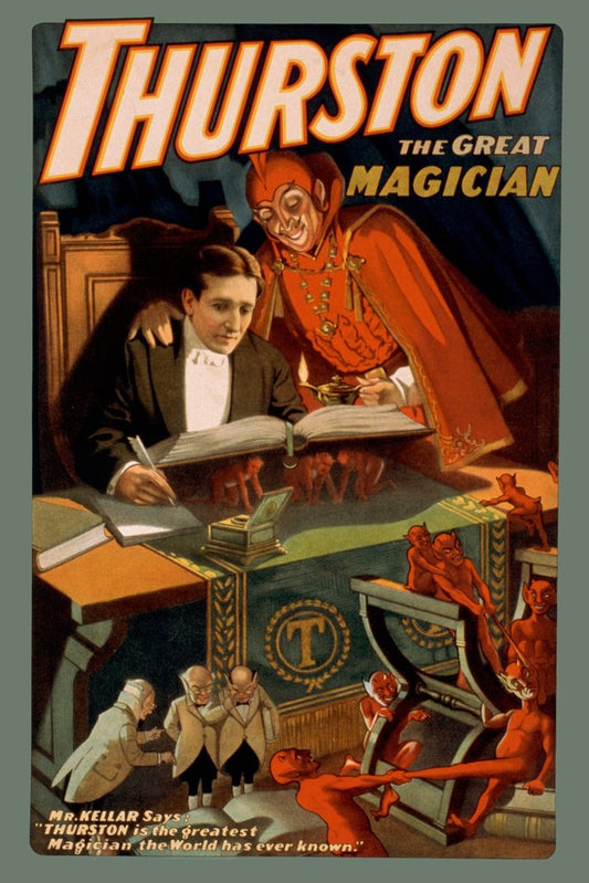 Thurston The Great Magician Imps Cool Wall Decor Art Print Poster 12x18