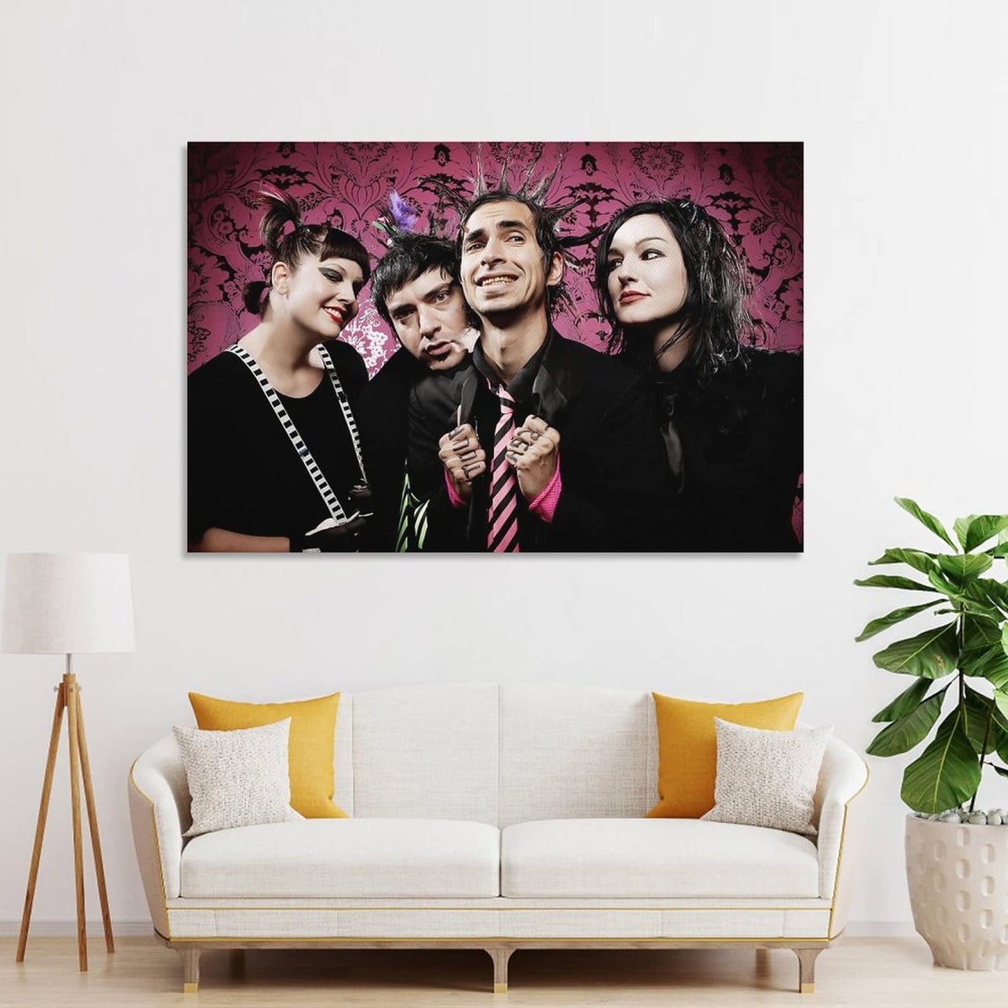HOWhite Mindless Self Indulgence Poster Punk Band Canvas Art Poster And Wall Art Picture Print Modern Family Bedroom Decor Posters 12x18inch(30x45cm)