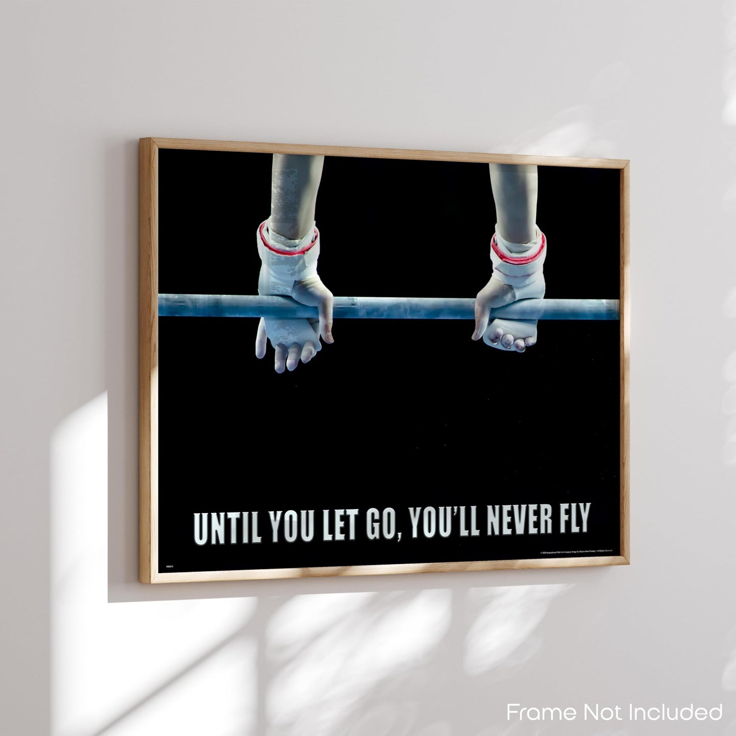 Inspirational Wall Art Co. - Let Go - Gymnastics College Beam Coach Rings Motivational Quotes Workout Posters - Print Home Gift Teen Kids Girls Bedroom Decor - 11X14 inches