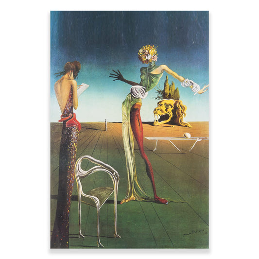 Salvador Dali Wall Art Prints - Woman With a Head of Roses Poster - Surrealism Famous Oil Painting Reproduction Abstract Canvas Pictures for Living Room Bedroom Modern Home Decor - Great Gift(Woman