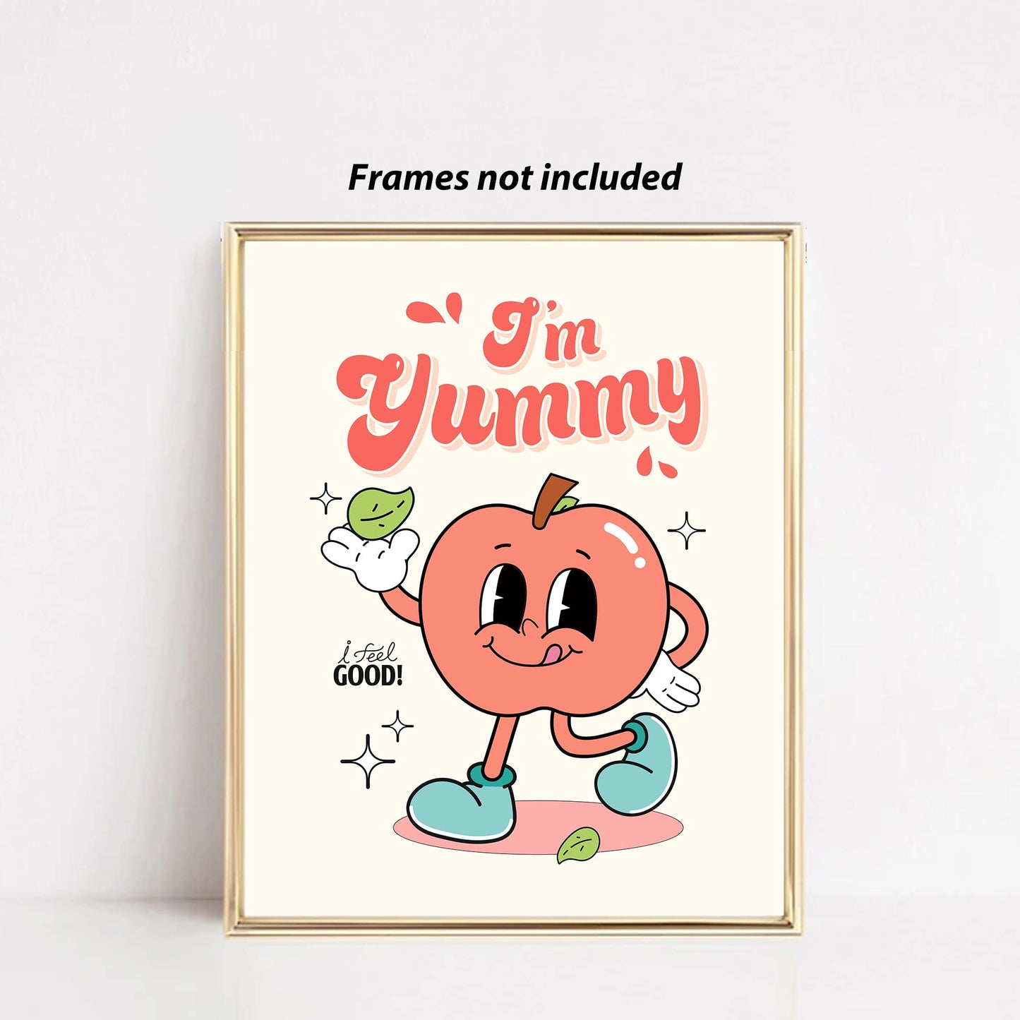 Retro Aesthetic Room Decor Vintage Cute Motivational Postive Quote Poster Print Wall Art Gift Home Bathroom Bedroom Unframed 6Pcs (8x10In)