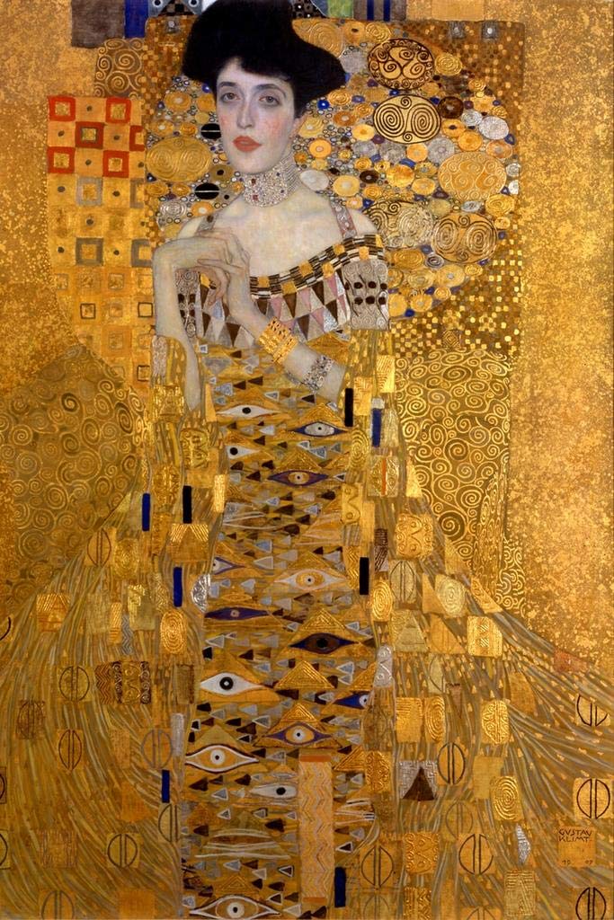Gustav Klimt The Woman In Gold Symbolist Art Nouveau Prints and Posters Gustav Klimt Wall Art Fine Art Wall Decor Nature Landscape Abstract Painting Thick Paper Sign Print Picture 8x12