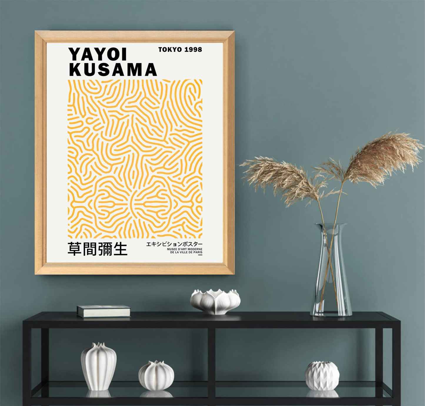 dazongweihan Yellow Matisse Prints Wall Art, Aesthetic Posters Danish Wall Art,Unframed, Flower Market Exhibition Posters,8x10in, Set of 6(C)