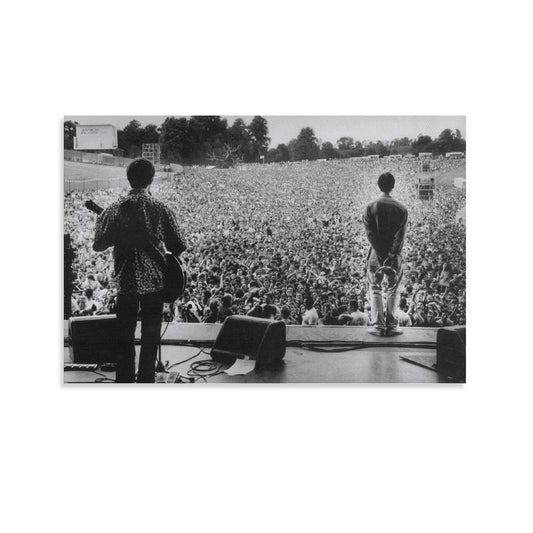 RAKKOTY Oasis on Twitter - On Stage - Liam Gallagher - Slane Panoramic Poster Canvas Wall Art Print Decorative Painting Artwork 12×18inch(30×45cm)