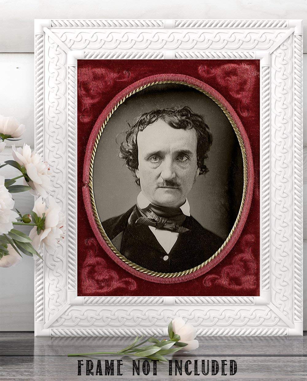 Edgar Allan Poe Portrait - 11x14 Unframed Art Print - Great Edgar Allan Poe Poster Library Decor or Gift Under $15 - Edgar Allen Poe Decor for Horror Fans