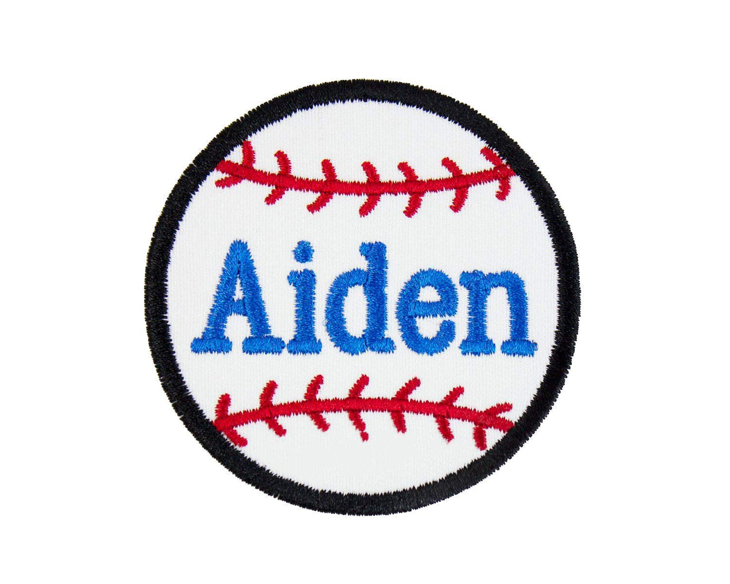 Baseball Personalized Applique Patch in your choice of sew on or Iron on patch
