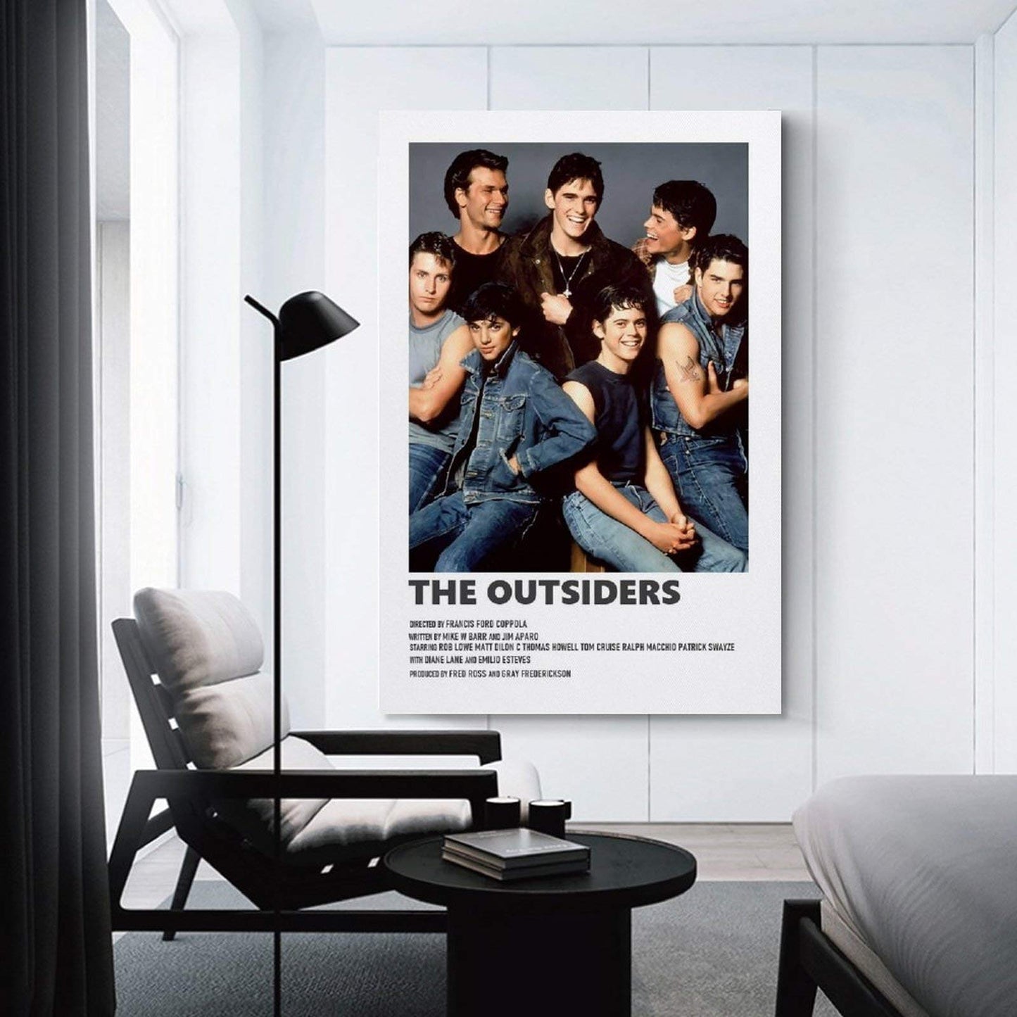 YTSLJ 90 S Aesthetic for Room Poster The Outsiders Canvas Art Poster and Wall Art Picture Print Modern Family Bedroom Decor Posters 08x12inch(20x30cm)