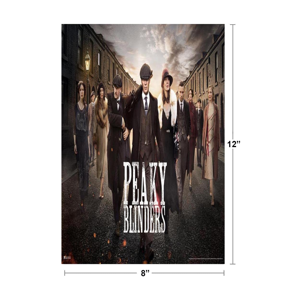 Peaky Blinders Poster Season 1 Key Art Peaky Blinders Merchandise Peaky Blinders Print Shelby Company Limited Tommy Television Series TV Show Tommy Shelby Thick Paper Sign Print Picture 8x12