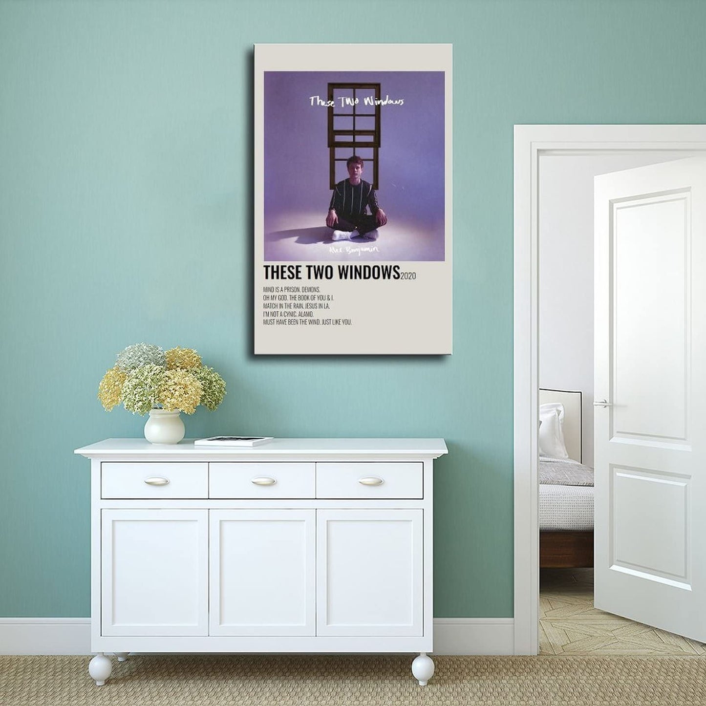This Two Windows Poster Alec Music Album Benjamin Poster Wall Art Decor Print Canvas Poster for Living Room Bedroom Unframe-style 12x18inch(30x45cm)