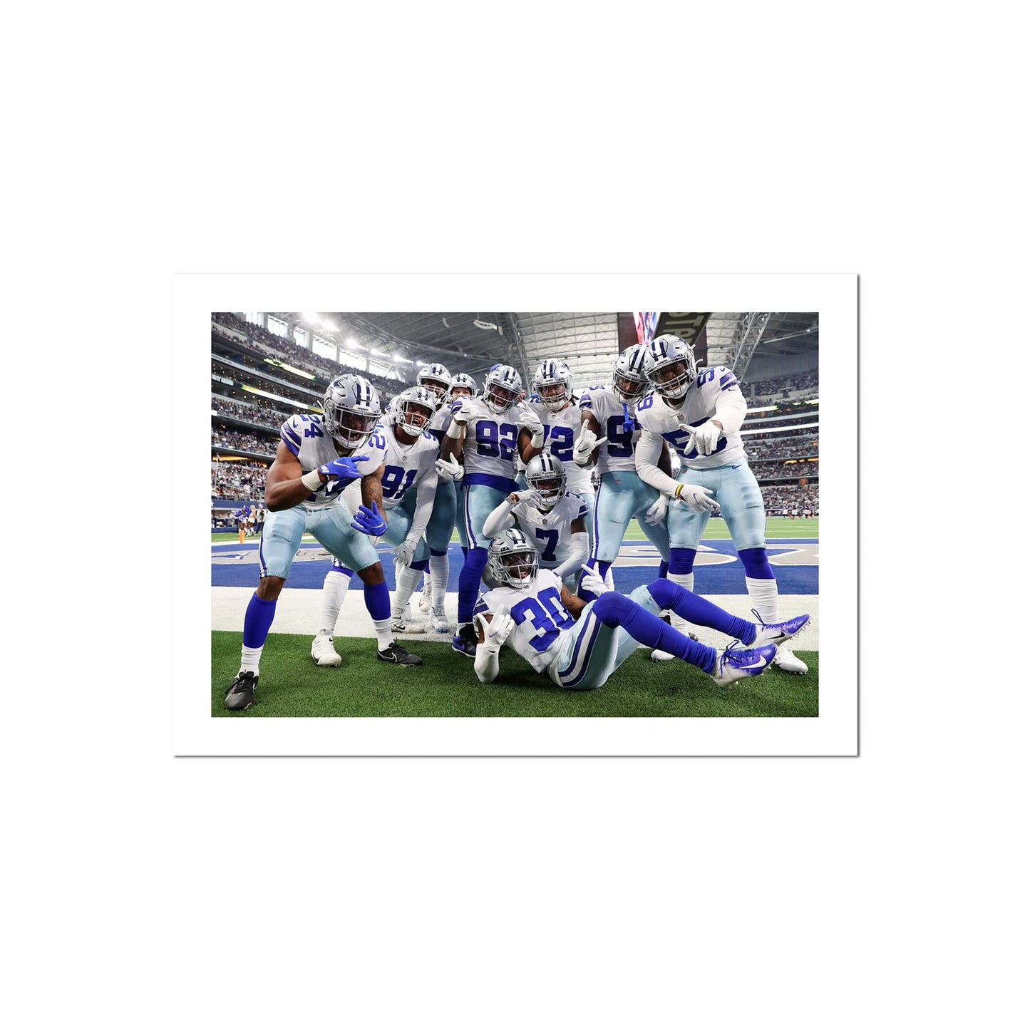 Dallas City Cowboys team Player Photo Wall Art Football Field American Football Home Decor Gift Large Size Printed Waterproof Canvas Poster Wall Decor Poster Signs for Home boy gift girl gift (no