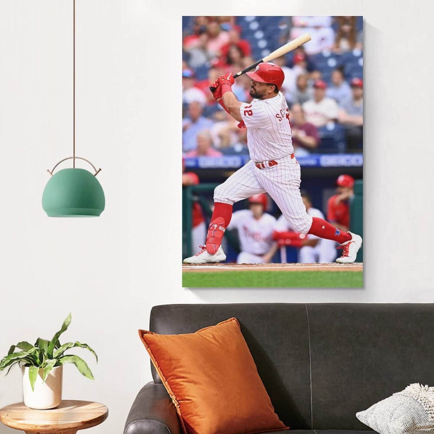 OKSEAS Kyle Schwarber Basebal Sports Star Art Poster Room Aesthetic Poster Print Art Wall Painting Canvas Posters Gifts Modern Bedroom Decor 12x18inch(30x45cm)
