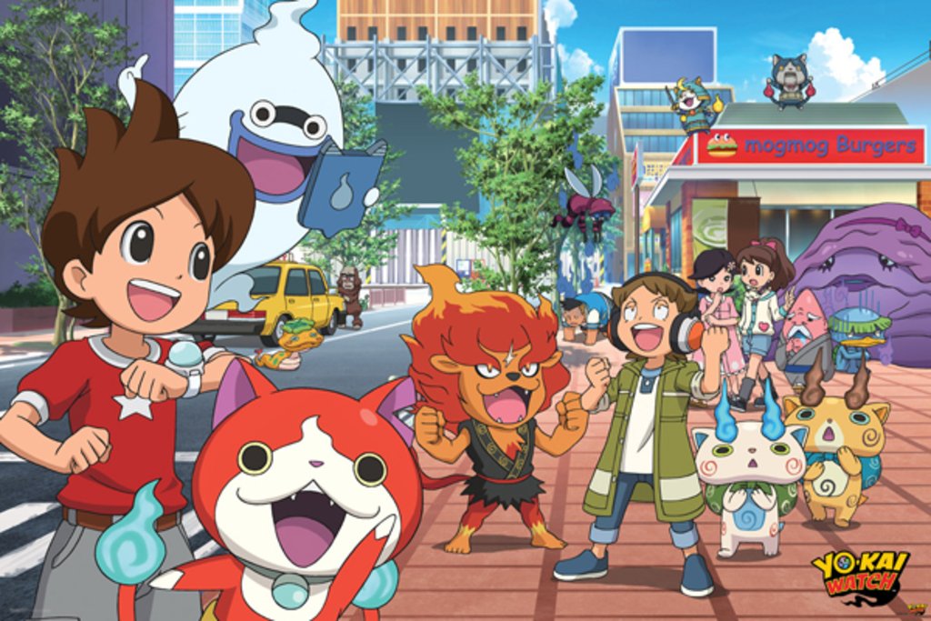 Pyramid America Yo Kai Watch Street Television Cool Wall Decor Art Print Poster 36x24