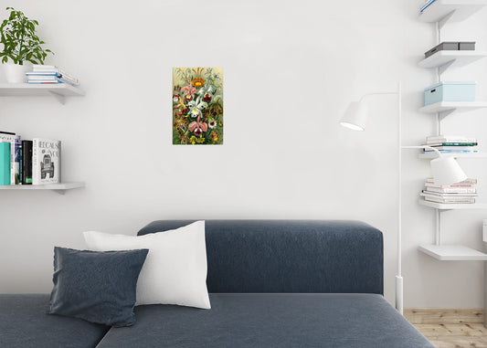 Orchidae Orchids Flowering Plants Nature Ernst Haeckel Plant Room Decor Aesthetic Plant Art Prints Large Botanical Poster Nature Wall Art Decor Boho Wall Decor Cool Wall Decor Art Print Poster 12x18