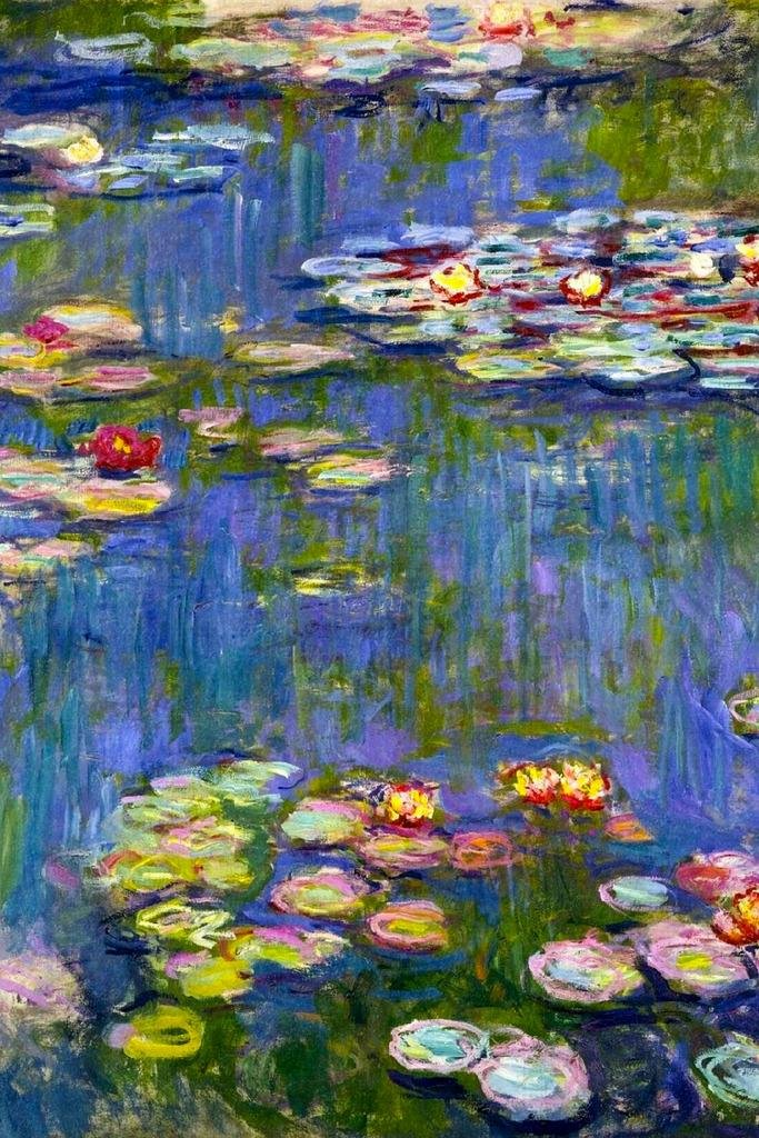 Claude Monet Water Lilies Impressionist Art Posters Claude Monet Prints Nature Landscape Painting Claude Monet Wall Art French Wall Decor Monet Art Thick Paper Sign Print Picture 8x12