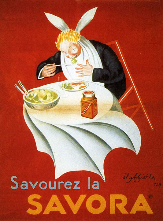American Gift Services - Savourez la Savora Artist Leonetto Cappiello Vintage Advertisement Fine Art Poster Print 1-11x17