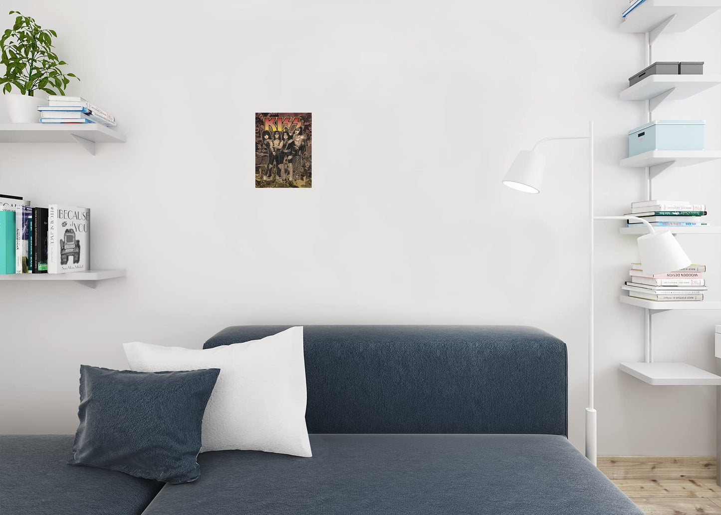 Kiss Poster Band Photos Montage Kiss Band Merchandise Kiss Collectibles Kiss Memorabilia Heavy Metal Music Merch 1970s Retro Vintage Makeup Accessories Concert Thick Paper Sign Print Picture 8x12