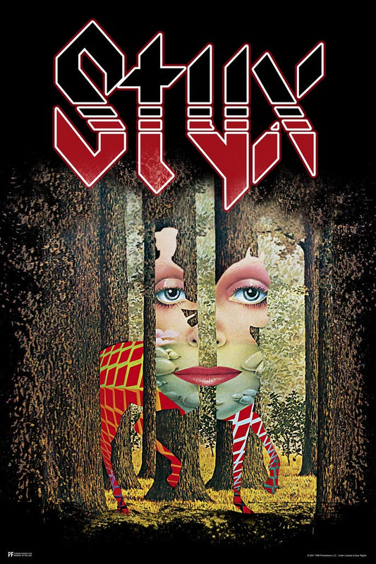 Styx The Grand Illusion Album Cover Classic Rock Music Merchandise Retro Vintage 70s 80s Aesthetic Band Cool Wall Decor Art Print Poster 12x18