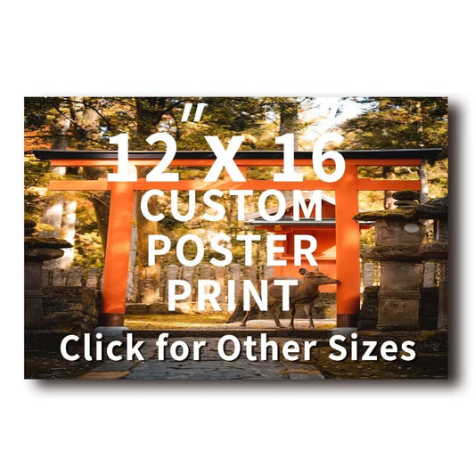 Upload Your Photo or Picture - Custom Personalized Photo to Poster Print - Wall Art Prints for Posters - 12x16 inches