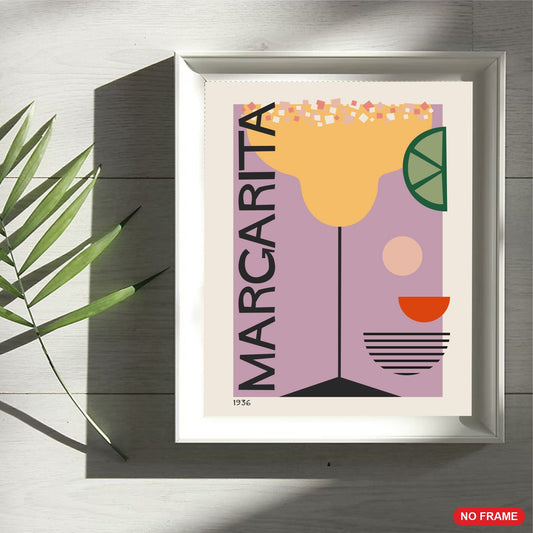 Print A To Z Cocktail Wall Art Poster Prints Decor Set, UNFRAMED Set of 6 ( 8''x10'' ), Bar Wall Decor, Office Apartment Wall Decor Home Bar Accessories, Bar Cart Decor Cocktail Poster
