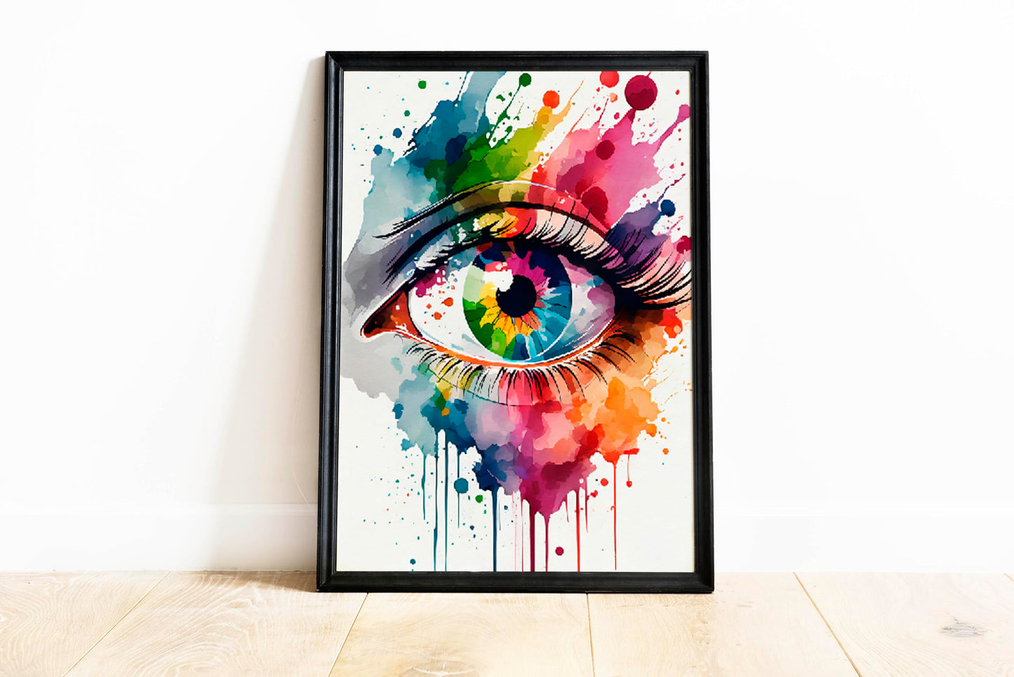 Human Eye Anatomy Watercolor Poster Art Print Human Iris and Pupil Structure Office Decor Medical Decor Ophthalmology Optometry Abstract Anatomy Art 8x10 inc. Unframed Print