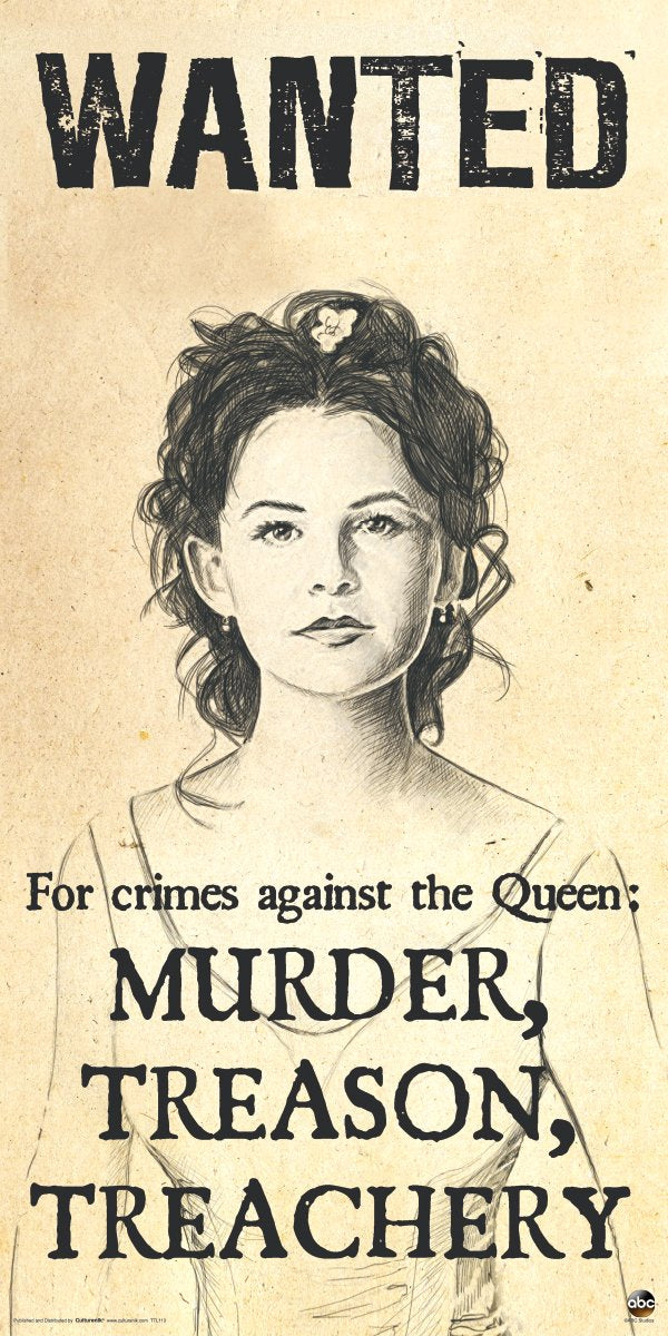 Culturenik Once Upon a Time Snow White Wanted, Fantasy Drama Fairy Tale TV Television Show Print (Unframed 12x24 Poster)