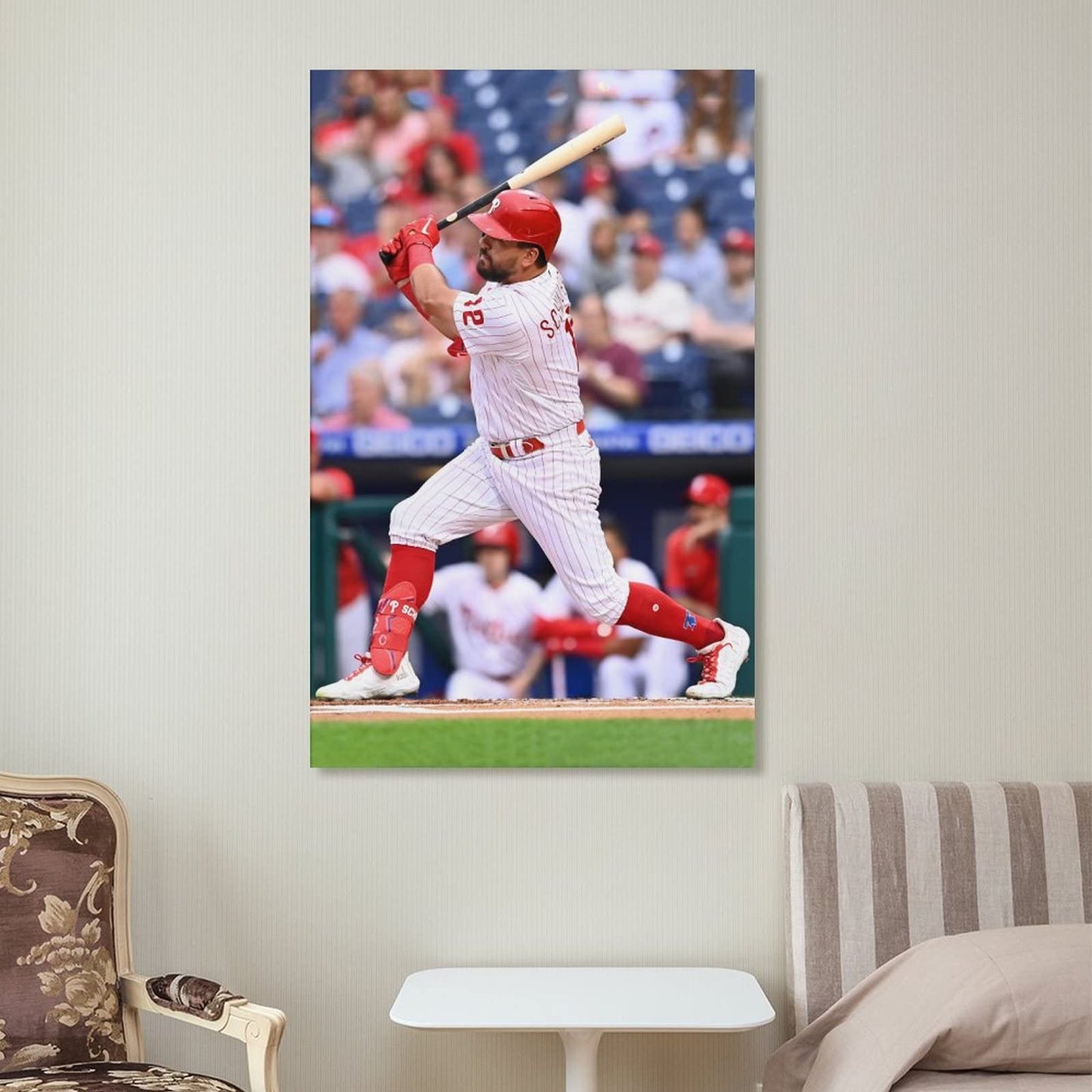 OKSEAS Kyle Schwarber Basebal Sports Star Art Poster Room Aesthetic Poster Print Art Wall Painting Canvas Posters Gifts Modern Bedroom Decor 12x18inch(30x45cm)
